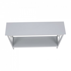 Măsuţă, masă tip consolă gri, 120x30x80 cm - TP277803 - Img 5
