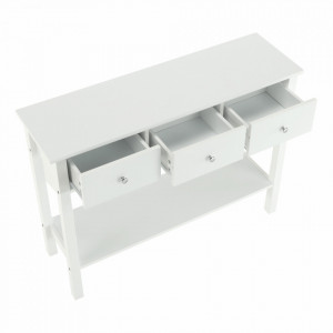 Măsuţă tip consolă, albă, 100x74x30 cm - TP251695 - Img 18