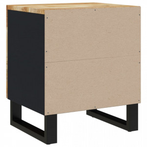 Noptiere, 2 buc., 40x33x46 cm, lemn masiv de acacia - V345209V - Img 4