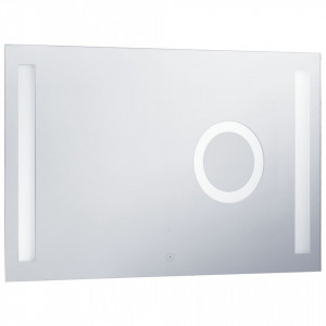 Oglinda cu LED de perete de baie cu senzor tactil, 100 x 60 cm - V144741V - Img 4