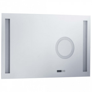 Oglinda cu LED de perete de baie cu senzor tactil, 100x60 cm - V144743V - Img 3