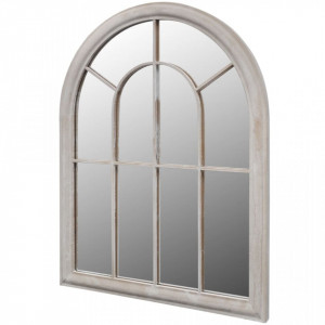 Oglindă de grădină arcadă rustică 69x89 cm interior & exterior - V41225V - Img 2