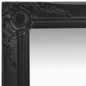 Oglinda de perete in stil baroc, negru, 50 x 80 cm - V320323V - Img 4