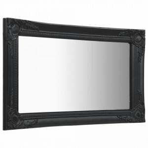 Oglinda de perete in stil baroc, negru, 60 x 40 cm - V320331V - Img 2