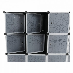 Organizator de dulap modular, alb / negru - TP182591 - Img 12