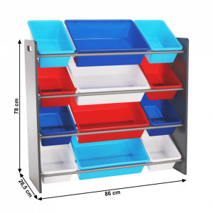 Organizator de jucării, multicolor și gri - TP274453 - Img 12