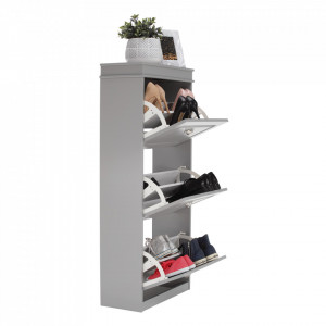 Pantofar, 3 compartimente, gri, 53x117x24 cm - TP289131 - Img 12