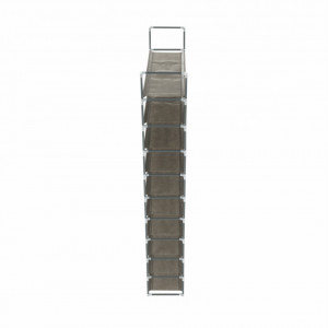 Pantofar cu rafturi, gri, 100x175x27 cm - TP263397 - Img 14