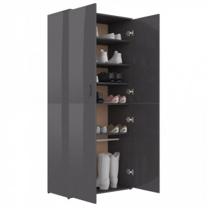 Pantofar, gri extralucios, 80 x 39 x 178 cm, PAL - V802866V - Img 4