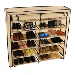 Pantofar, organizator de pantofi bej, 115x30x108 cm - TP275371 - Img 9