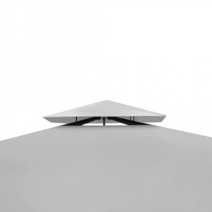 Pavilion cu acoperiș, alb-crem, 3 x 3 m - V41450V - Img 3