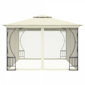 Pavilion cu plase, crem, 300 x 400 x 265 cm - V48596V - Img 3