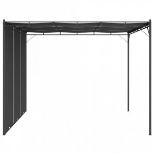 Pavilion de grădină cu perdea laterală, antracit, 3x3x2,25 m - V47995V - Img 3