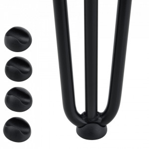 Picioare masa, set 4 buc cu 3 brate, 72 cm, negru - P55140000 - Img 2