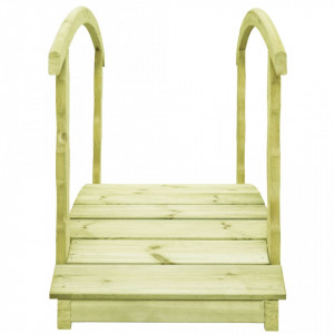 Pod de grădină, 170x74x105 cm, lemn masiv pin tratat, B-Stock - V180175V - Img 4