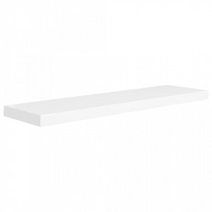 Rafturi de perete suspendate, 4 buc., alb, 90x23,5x3,8 cm, MDF - V323819V - Img 4