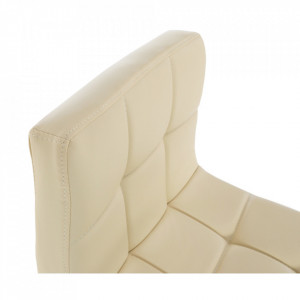 Scaun bar, piele ecologică bej/crom - TP175172 - Img 15