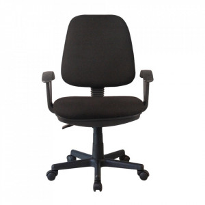 Scaun birou, negru, 60x52x90-100 cm - TP255136