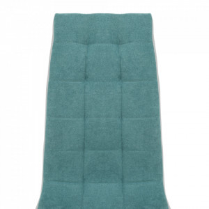 Scaun bucătărie, material textil mentol/piele ecologică gri/crom - TP201223 - Img 17