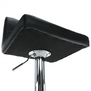 Scaun de bar, piele ecologică negru/crom - TP175173 - Img 10