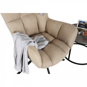 Scaun de design ţesătură bej - TP265013 - Img 11