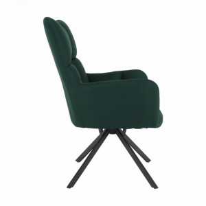 Scaun de design, ţesătură verde - TP265010 - Img 15