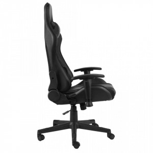 Scaun de jocuri pivotant, negru, PVC - V20478V - Img 3