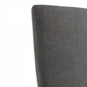Scaun dining, material textil gri închis/crom - TP182176 - Img 12