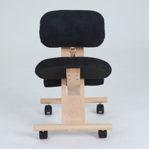 Scaun genunchi ergonomic, negru, 46x65x56-72 cm - TP279425 - Img 11