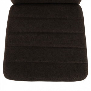 Scaun, material textil maro închis/cadru metalic fag - TP201242 - Img 7