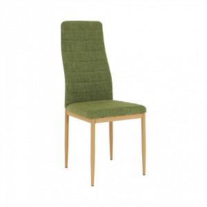 Scaun, material textil verde/cadru metalic fag - TP201240 - Img 19