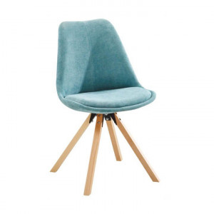 Scaun, material textil verde mentol/lemn fag - TP202573 - Img 1