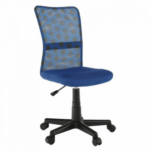 Scaun rotativ, albastru, 55x88-100x55 cm - TP254579 - Img 1