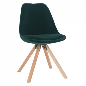 Scaun, ţesătură de catifea smarald / fag - TP285414 - Img 10