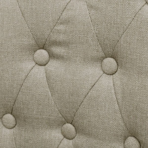 Scaune de bucatarie, 2 buc., bej, material textil - V240556V - Img 4
