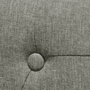 Scaune de bucatarie, 2 buc., gri deschis, material textil - V242223V - Img 2