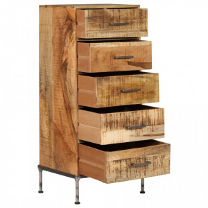 Scrin, 45x35x106 cm, lemn masiv de mango - V247806V - Img 4