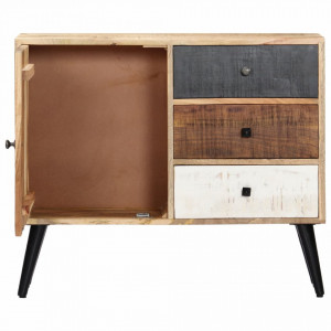 Servanta, 88x30x73 cm, lemn masiv de mango - V282876V - Img 3