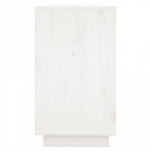 Servantă, alb, 111x34x60 cm, lemn masiv de pin - V813810V - Img 4
