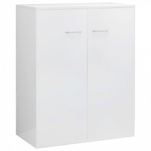 Servanta, alb lucios, 60 x 30 x 75 cm, PAL - V800735V - Img 2