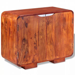 Servanta din lemn masiv de sheesham 75 x 35 x 60 cm - V243955V - Img 4