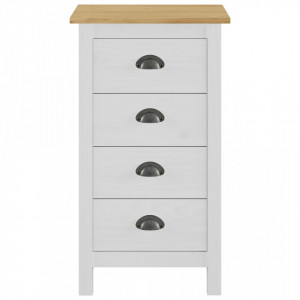 Servanta Hill Range, alb, 46 x 35 x 80 cm, lemn masiv de pin - V288914V - Img 4
