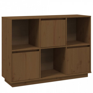 Servantă, maro miere, 110,5x35x80 cm, lemn masiv de pin - V814357V