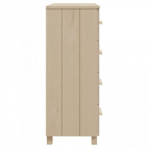 Servantă, maro miere, 79x40x103,5 cm, lemn masiv de pin - V340424V - Img 4