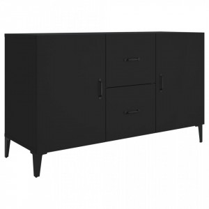 Servantă, negru, 100x36x60 cm, lemn prelucrat - V812520V