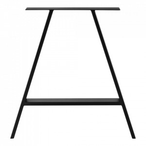 Set 2 bucati picioare masa, 70 x 10 x 72 cm, metal/negru - P65541994 - Img 3