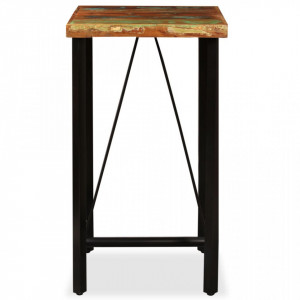 Set mobilier de bar, 3 piese, lemn masiv reciclat - V275140V - Img 3