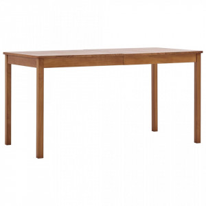 Set mobilier de bucatarie, 7 piese, maro miere, lemn de pin - V283374V - Img 3