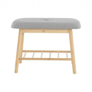 Taburet bambus maro si gri, 60x30x45 cm - TP227804 - Img 11