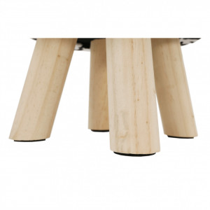 Taburet în formă de văcuţă, catifea alb, negru și natural - TP273598 - Img 12